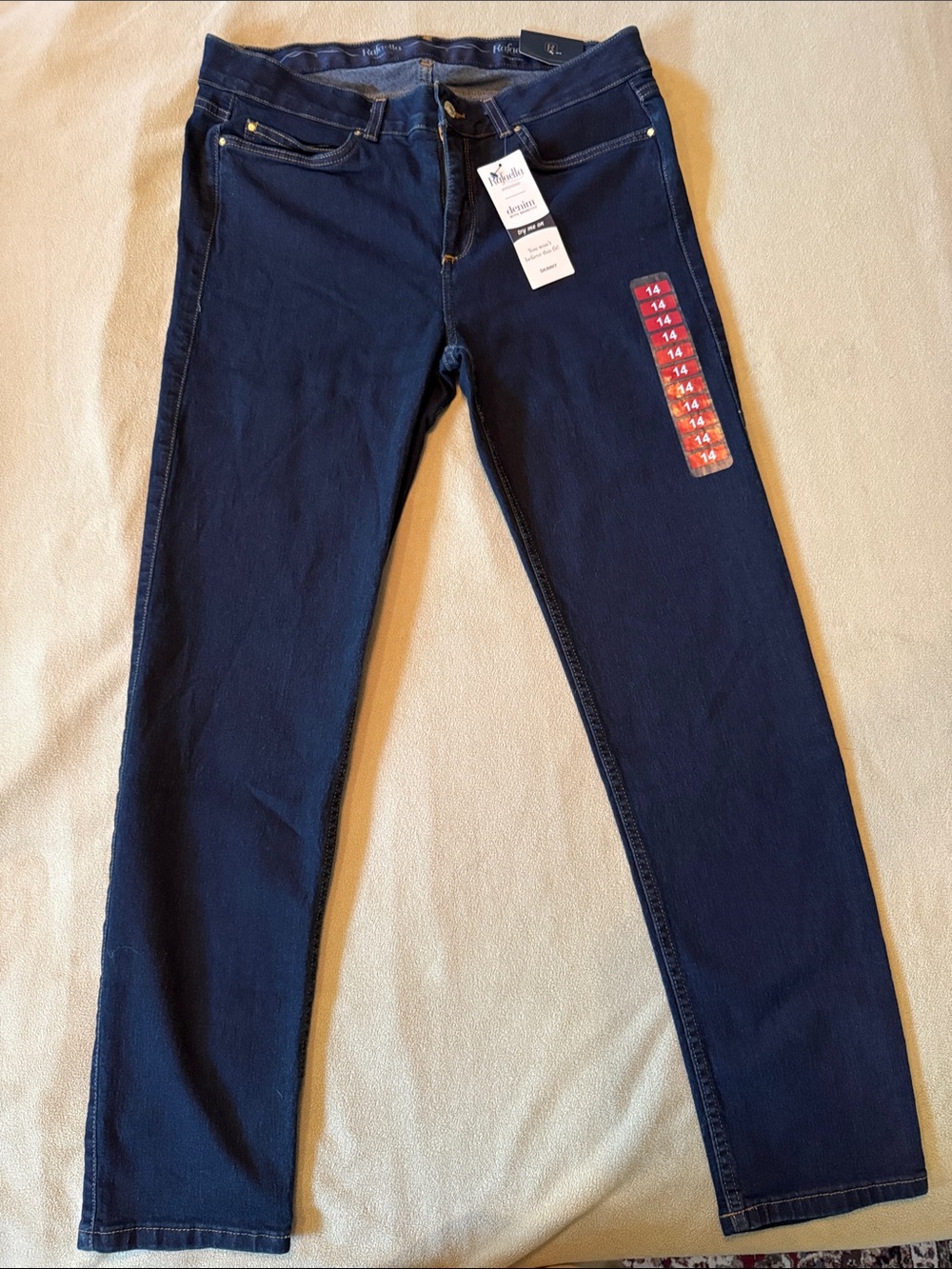Rafaella Navy Skinny Stretch Jeans